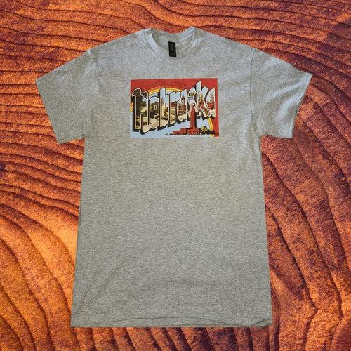 Greetings from Nebraska Gray T-Shirt, Nebraska souvenir, Cotton Unisex