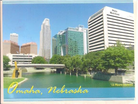 Omaha Skyline Note Card with Envelope – Nebraska Photo Card
