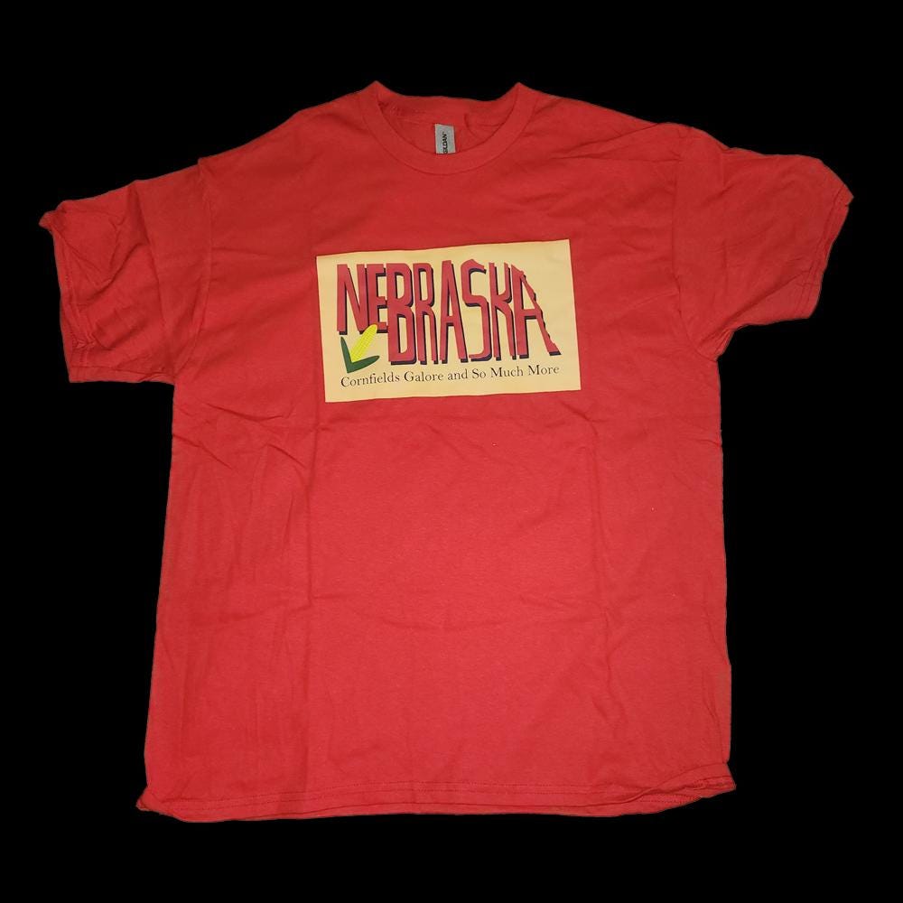 Nebraska Cornfields Galore Red T-Shirt